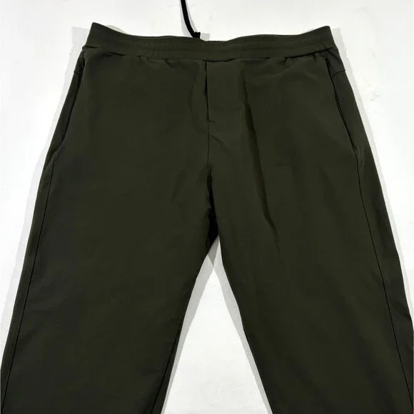 Public Rec Pants Mens Green Jogger Golf Range Commute Running Office Gym Sz 42 - Picture 2 of 10